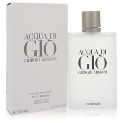 Giorgio Armani ACQUA DI GIO Eau De Toilette Spray 6.7 oz For Men 100% authentic perfect as a gift or just everyday use