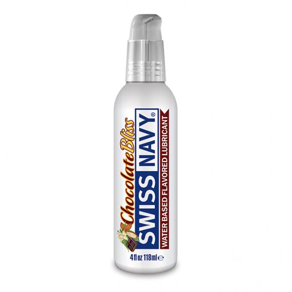 MD Science Lab Gift Set Of  Swiss Navy Chocolate Bliss Flavored Lubricant 4oz And a Bottle of ID Glide 4.4 oz Flip Cap Bottle