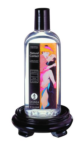 Shunga Gift Set Of  Lubricant Natural Contact And Fetish Fantasy Series Furry Love Cuffs - Black