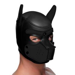 XR Brands Master Series Spike Neoprene Puppy Hood - Black