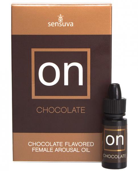 Sensuva Organics Gift Set Of  On Chocolate Flavored Arousal Oil 5ml Bottle And Fetish Fantasy Series Furry Love Cuffs - Black