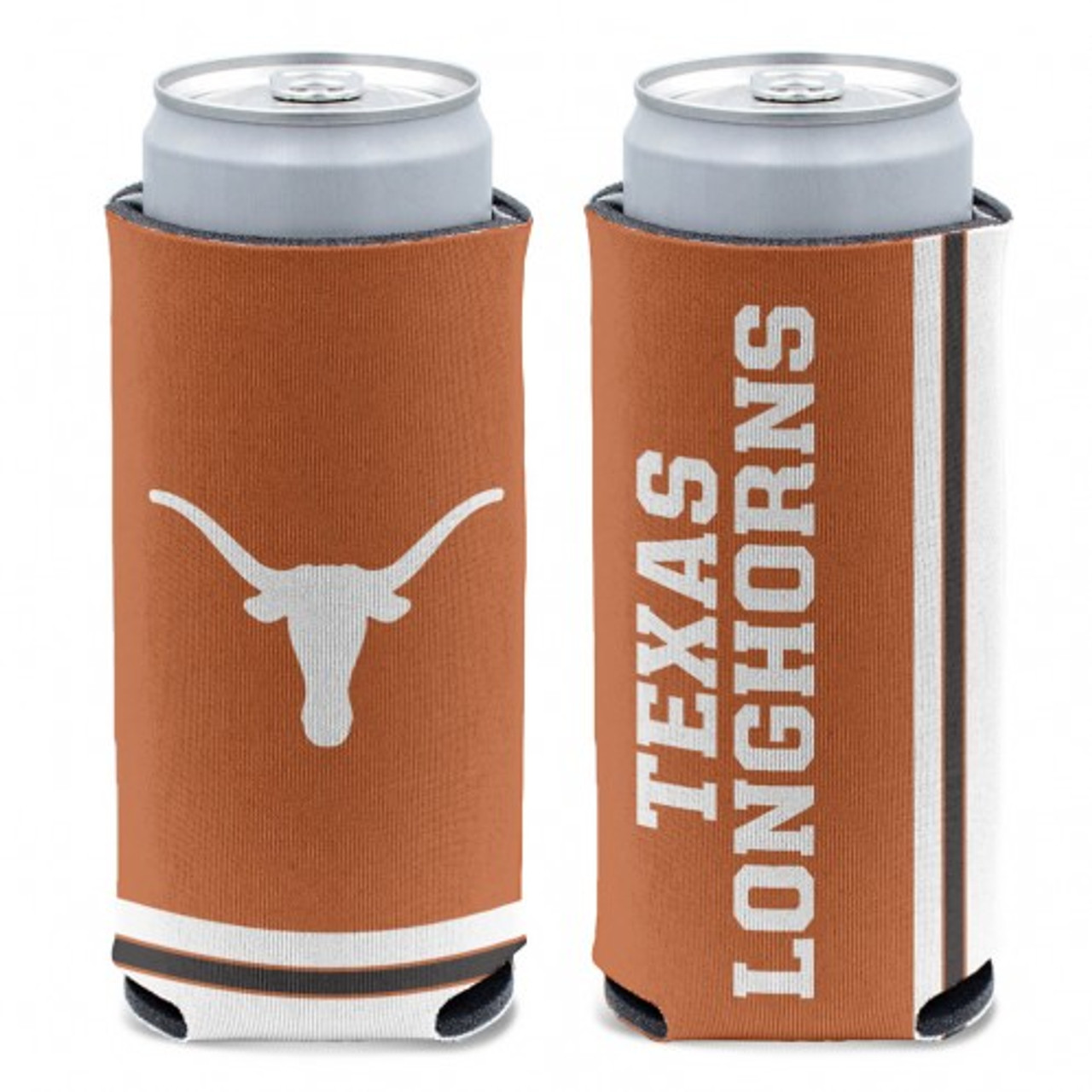Wincraft Texas Longhorns Can Cooler Slim Can Design Special Order