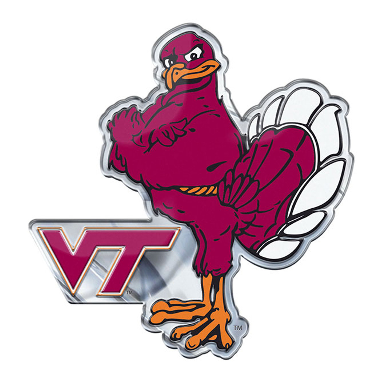 Team ProMark Virginia Tech Hokies Auto Emblem Color Alternate Logo