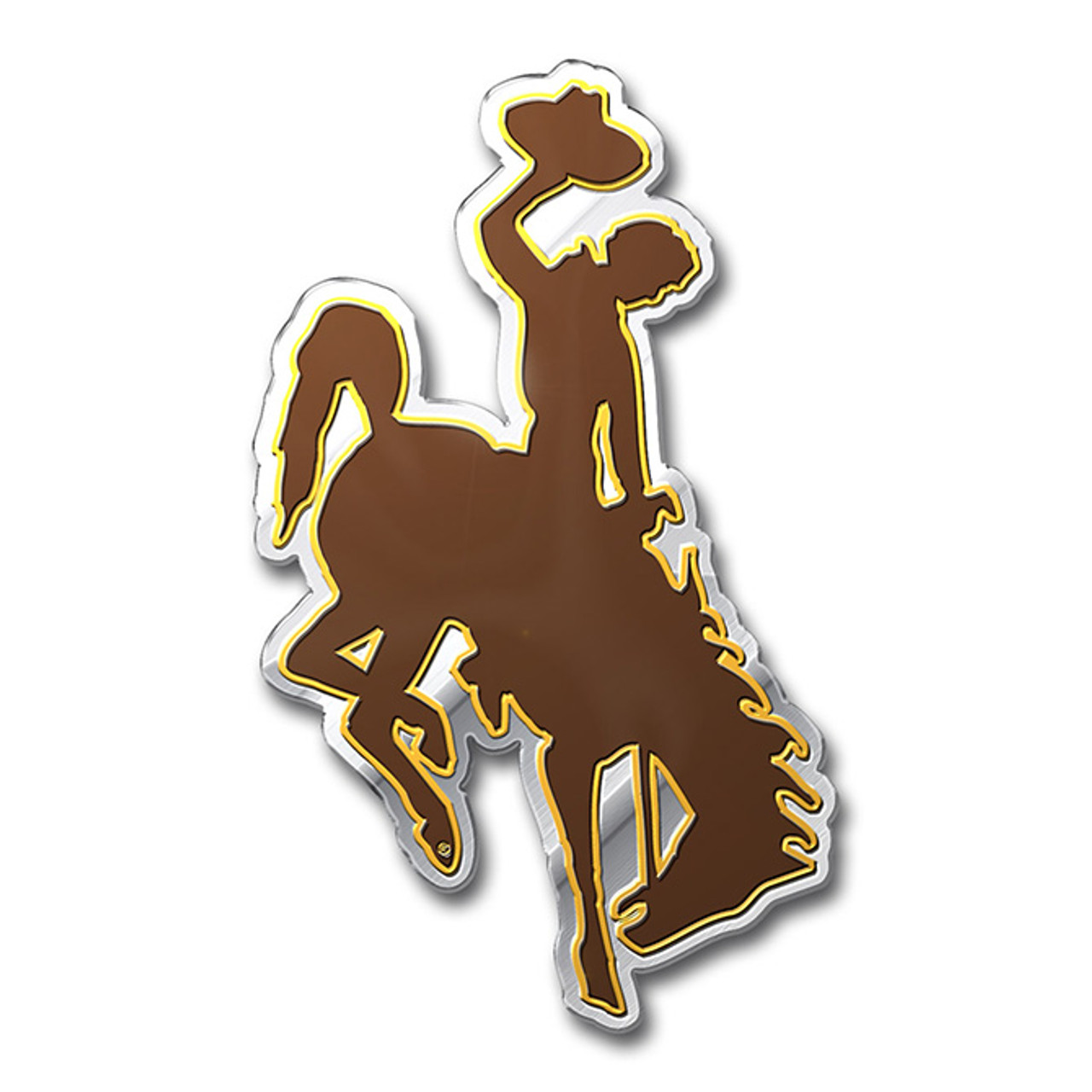 Team ProMark Wyoming Cowboys Auto Emblem Color