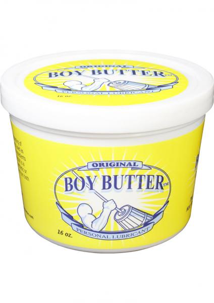 RC Gift Set Of Boy Butter Original - 16oz Tub And Fetish Fantasy Series  Furry Love Cuffs - Black
