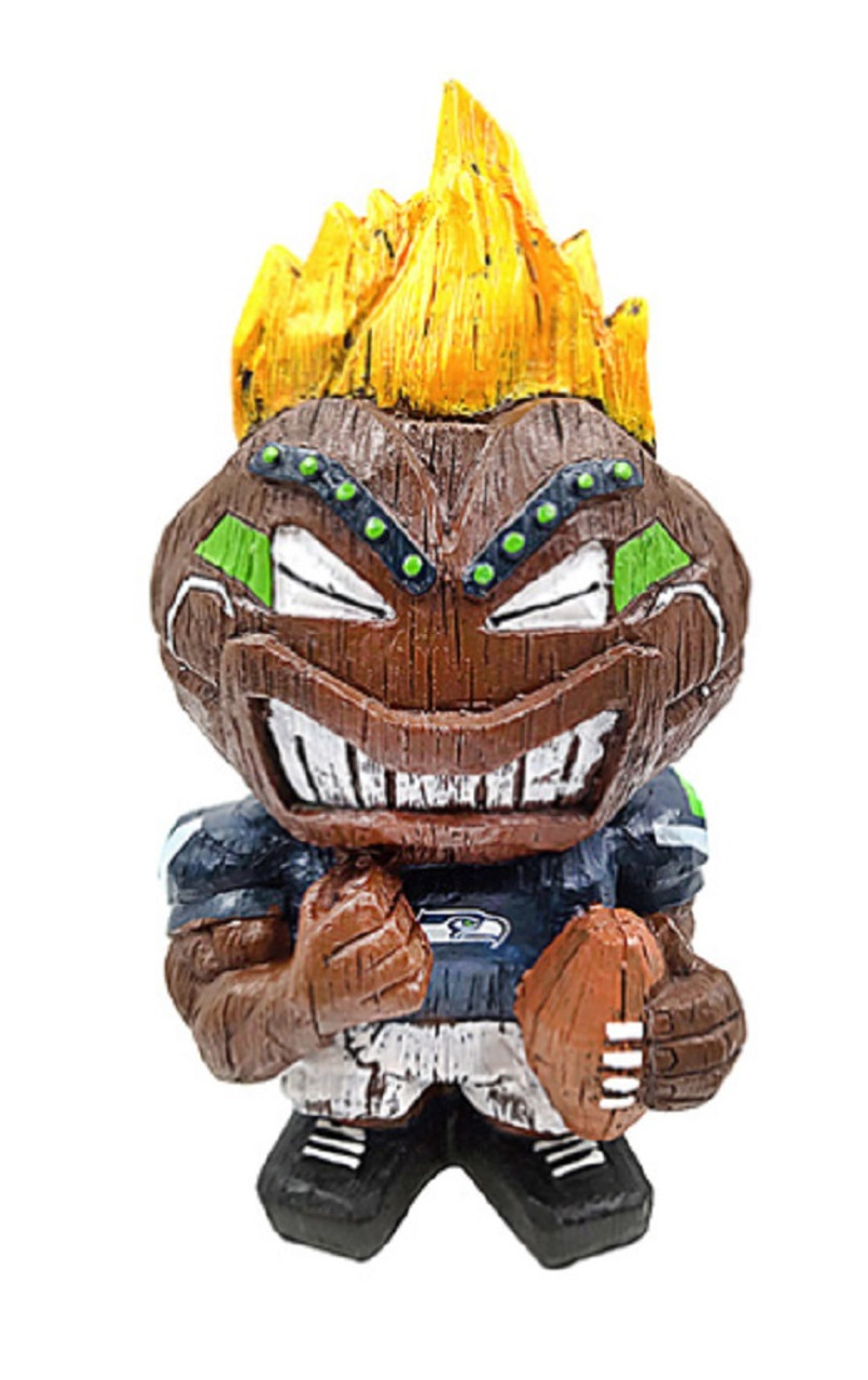 Forever Collectibles 9418545370 Seattle Seahawks Character Tiki - 8 in.