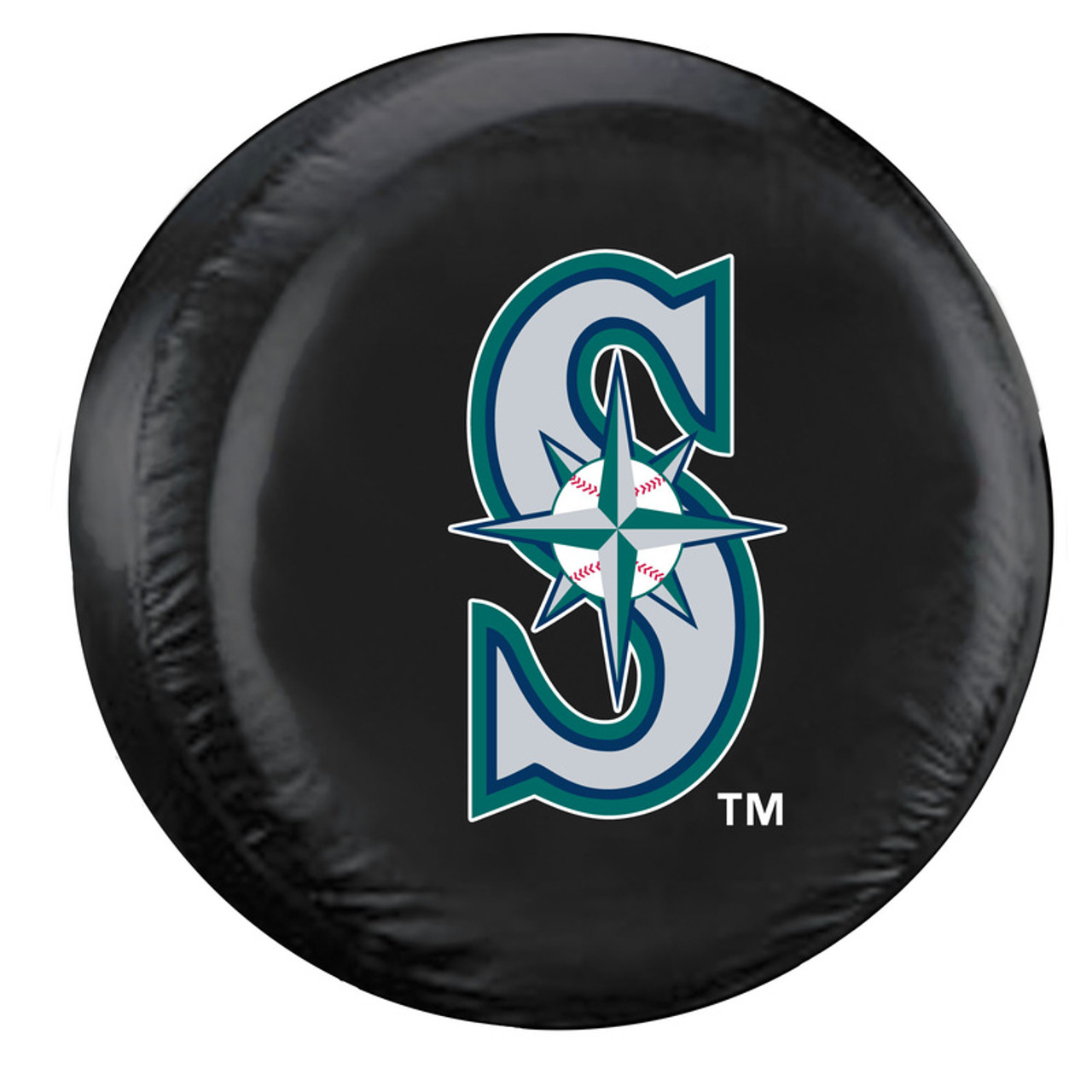 Fremont Die Seattle Mariners Tire Cover Large Size Black - Special Order