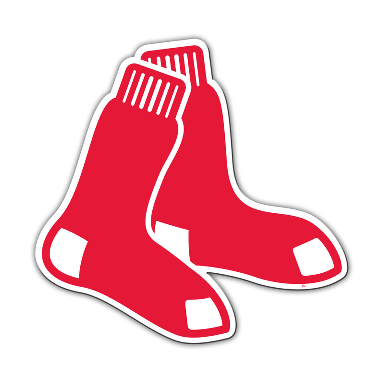 Fremont Die Boston Red Sox Magnet Car Style 12 Inch Socks Logo - Special Order