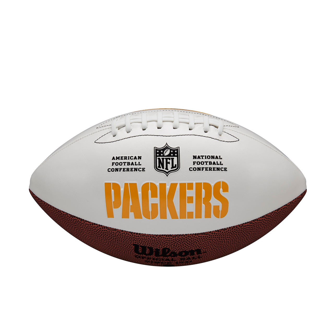 Wilson Green Bay Packers Football Full Size Autographable