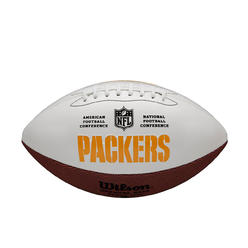 Wilson 8776895655 NFL Green Bay Packers Autographable Football - Full Size