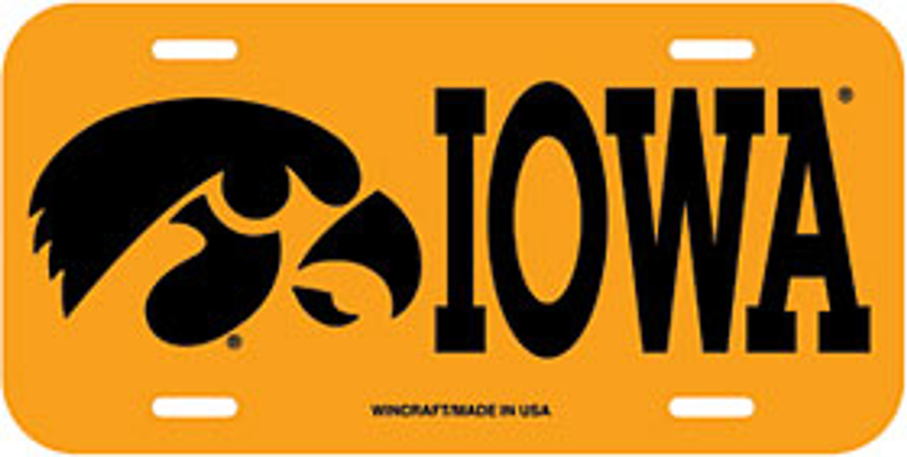 Wincraft Iowa Hawkeyes License Plate