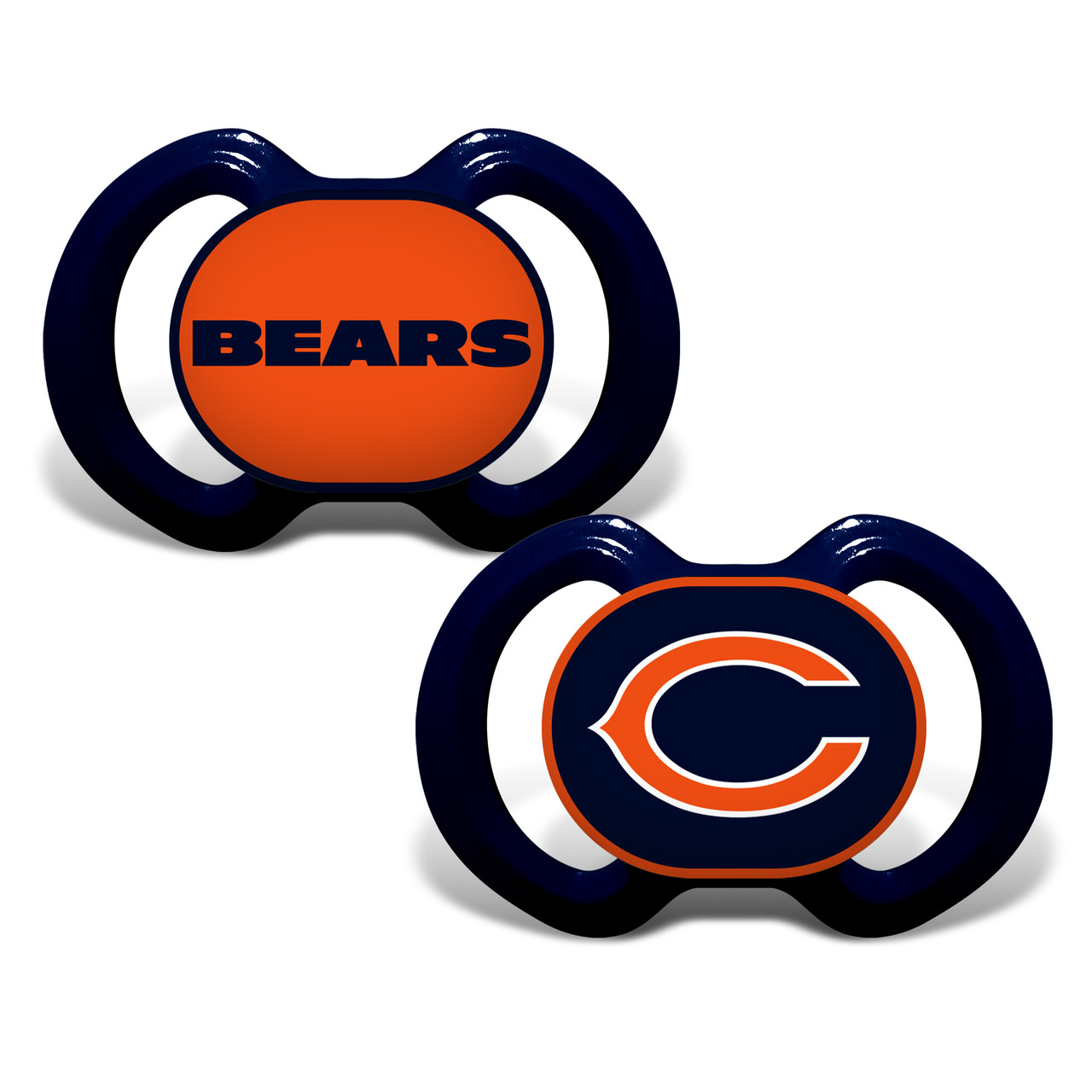 MasterPieces Chicago Bears Pacifier 2 Pack Alternate