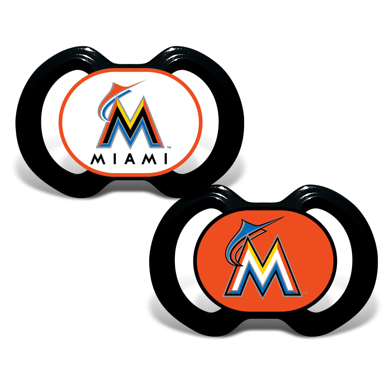 Baby Fanatic Miami Marlins Pacifier 2 Pack