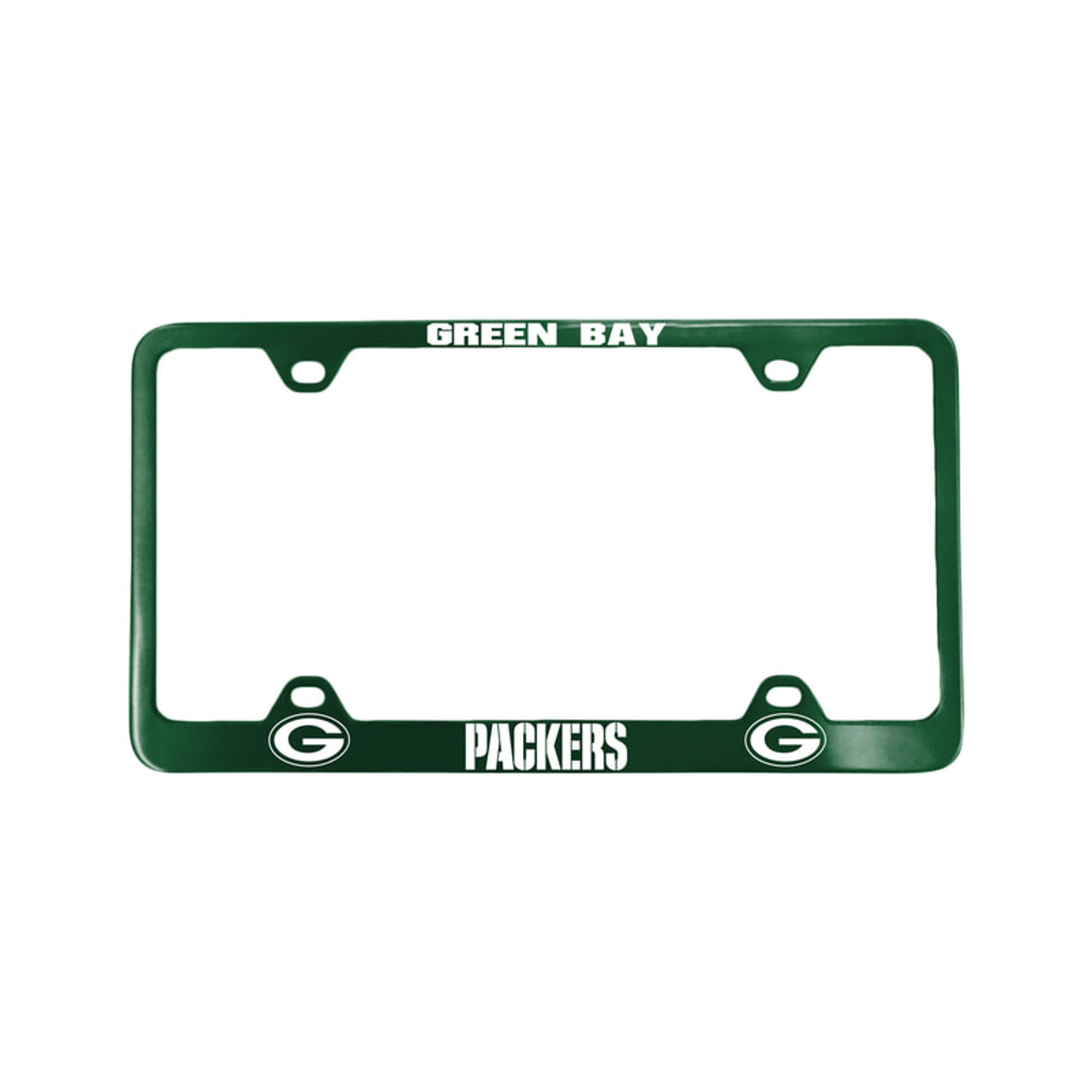 Fremont Die Green Bay Packers License Plate Frame Laser Cut Green