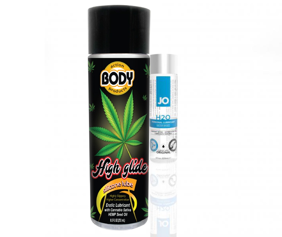 Body Action High Glide Erotic Silicone Lube 8.5oz And JO H20 4.5oz.