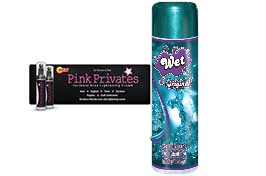 Body Action Bundle Package Of Body Action Pink Privates Intimate 1oz And Wet Original Gel (3.5oz)