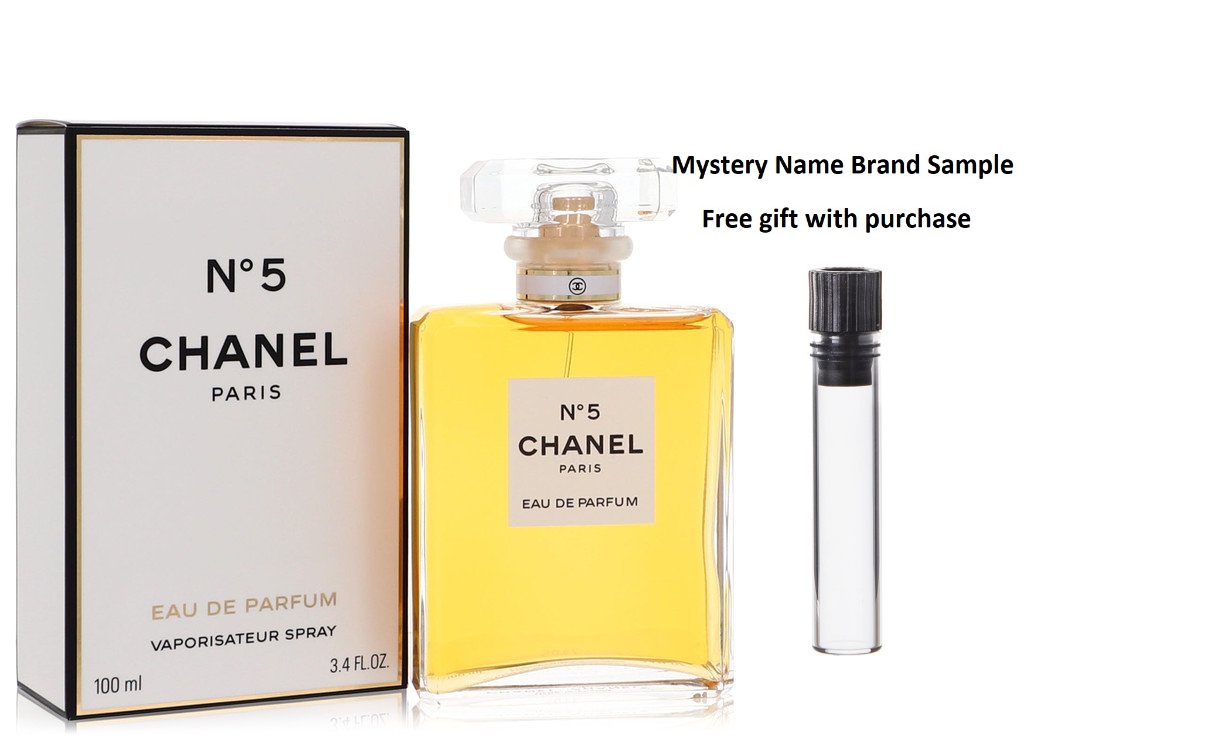 CHANEL No. 5 by Chanel Eau De Parfum Spray  oz And a Mystery Name brand