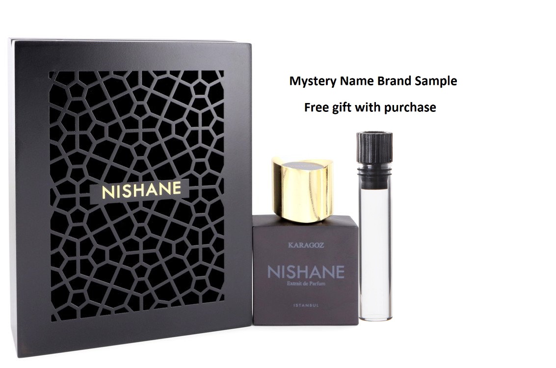 NISHANE Karagoz by Nishane Extrait De Parfum Spray (Unisex) 1.7 oz And a Mystery Name brand sample vile