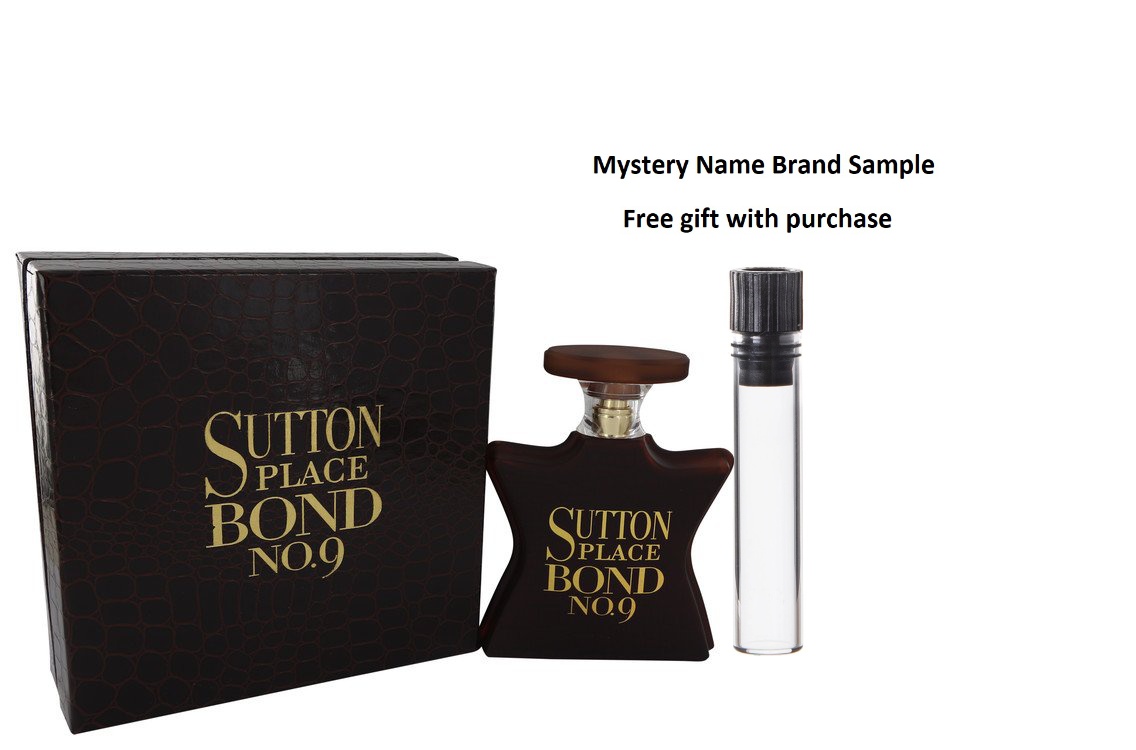 Bond No. 9 Sutton Place by Bond No. 9 Eau De Parfum Spray 3.4 oz And a Mystery Name brand sample vile