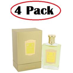 FLORIS 4 Pack of Floris Bergamotto Di Positano by Floris Eau De Parfum Spray 3.4 oz