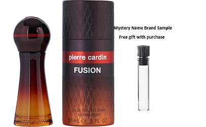 PIERRE CARDIN FUSION by Pierre Cardin EDT SPRAY 1 OZ for MEN And a Mystery Name brand sample vile