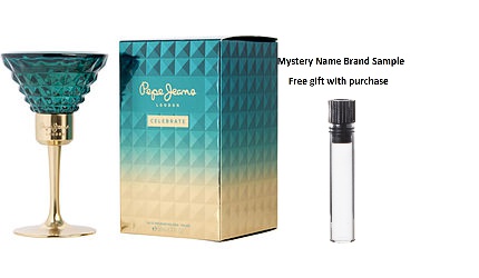 PEPE JEANS CELEBRATE by Pepe Jeans London EAU DE PARFUM SPRAY 1.7 OZ for  WOMEN And a Mystery Name brand sample vile