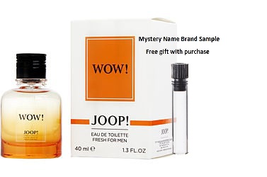 JOOP! WOW FRESH by Joop! EDT SPRAY 1.3 OZ for MEN And a Mystery Name brand  sample vile