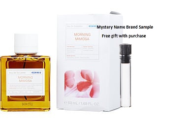 KORRES MORNING MIMOSA by Korres EDT SPRAY 1.7 OZ for WOMEN And a Mystery Name brand sample vile