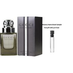 GUCCI BY GUCCI by Gucci EDT SPRAY 1.6 OZ (NEW PACKAGING) for MEN And a Mystery Name brand sample vile