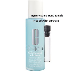 CLINIQUE by Clinique Anti-Blemish Solutions Clarifying Lotion --200ml/6.7oz for WOMEN And a Mystery Name brand sample vile