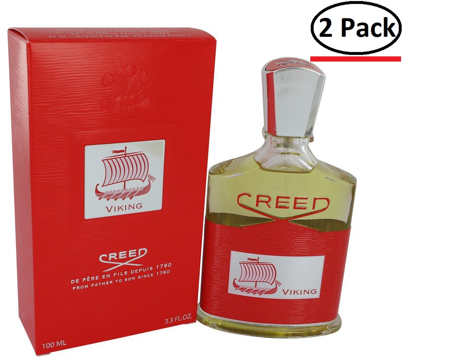 Creed Viking by Creed Eau De Parfum Spray 3.3 oz for Men (Package of 2)