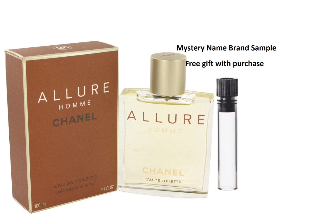 ALLURE by Chanel Eau De Toilette Spray 3.4 oz And a Mystery Name