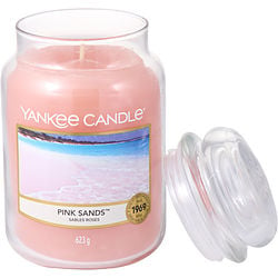 YANKEE CANDLE by Yankee Candle PINK SANDS SCENTED LARGE JAR 22 OZ for UNISEX