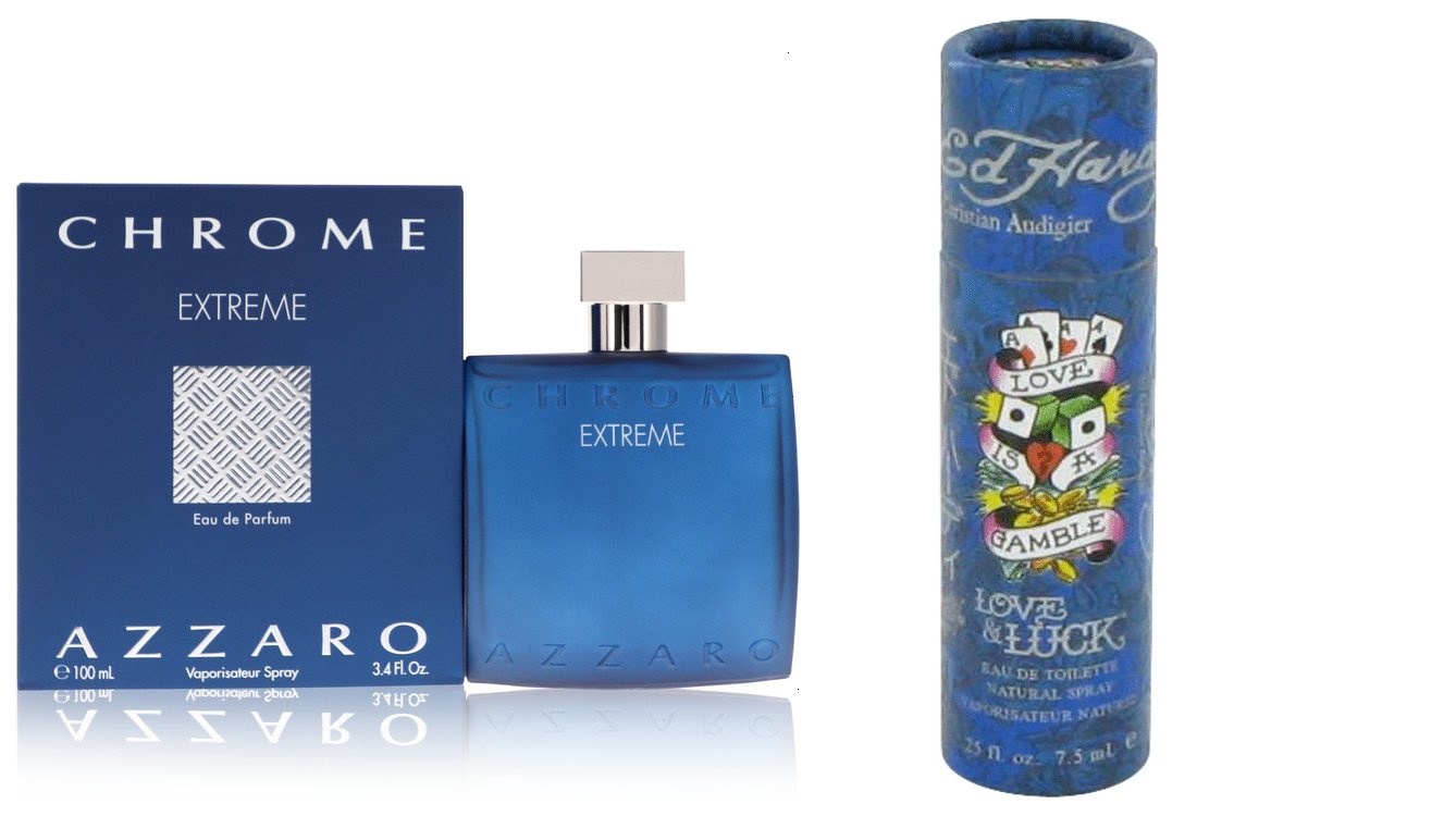 Azzaro Gift Set Chrome Extreme Eau De Parfum Spray 3.4 oz And a