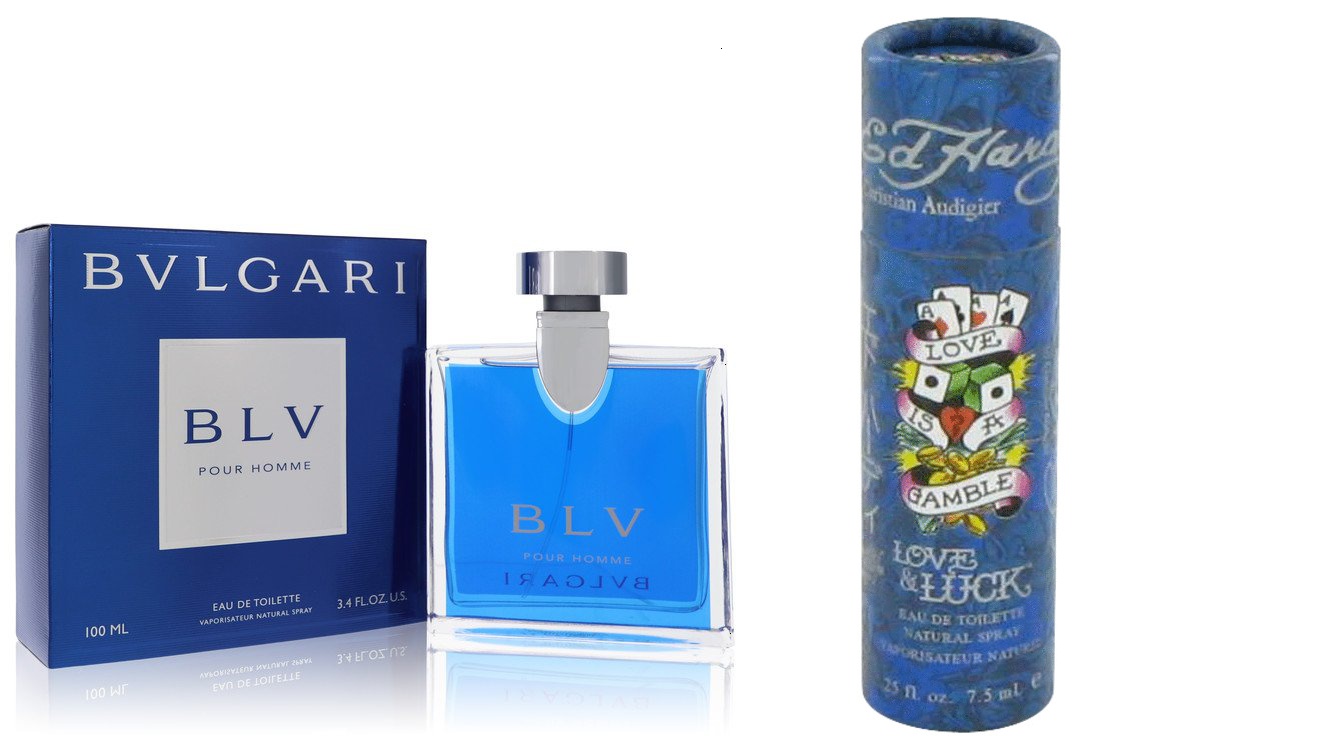 Bvlgari Gift Set BVLGARI BLV Eau De Toilette Spray 3.4 oz And a Love & Luck  Mini EDT  .25 oz