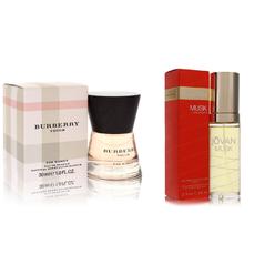 Burberry Set of Womens BURBERRY TOUCH Burberry EDP Spray 1 oz And a JOVAN MUSK Cologne Concentrate Spray 2 oz