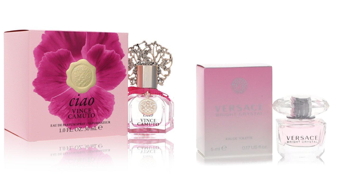 Set of Womens Vince Camuto Ciao Vince Camuto EDP Spray 1 oz And a Bright  Crystal Mini EDT .17 oz