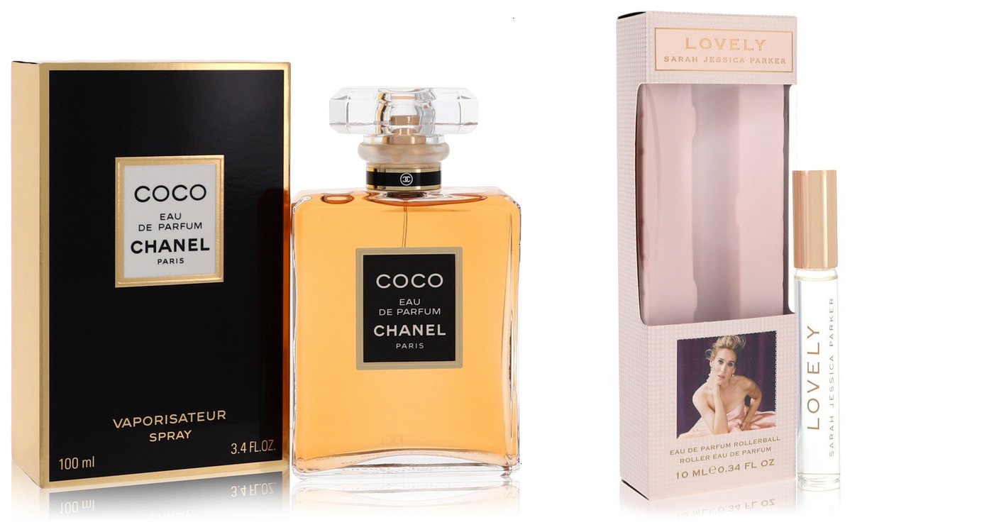 Chanel Cologne bundle of Womens COCO by Chanel Eau De Parfum Spray 3.4 oz And a Lovely Mini EDP Roll-On Pen .34 oz