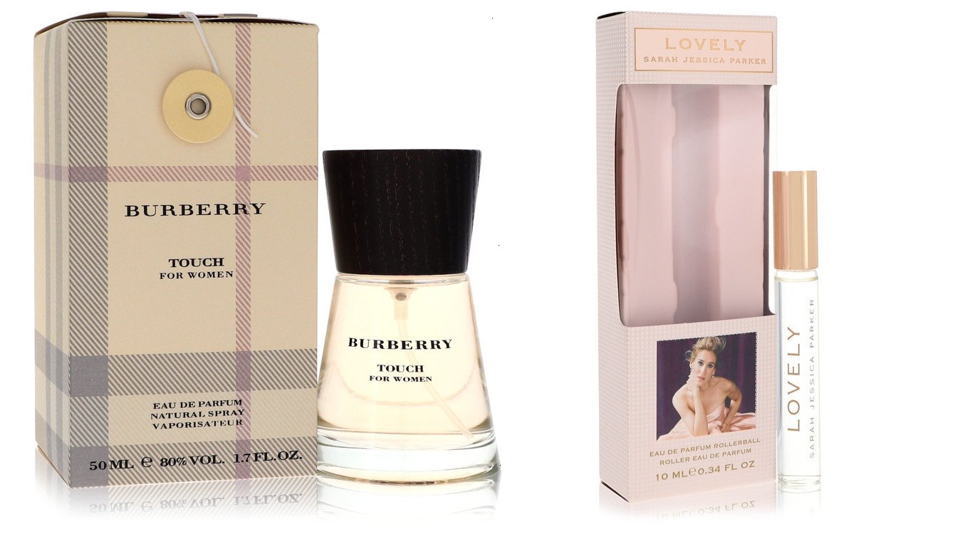 Burberry Cologne bundle of Womens BURBERRY TOUCH by Burberry Eau De Parfum Spray 1.7 oz And a Lovely Mini EDP Roll-On Pen .34 oz