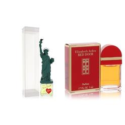 &nbsp; Set of Womens Statue Of Liberty by Unknown Cologne Spray 1.7 oz And a  RED DOOR Mini EDP .17 oz
