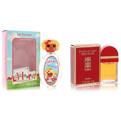 Marmol & Son Set of Womens Lalaloopsy by Marmol & Son EDT Spray (Dot Starlight) 3.4 oz And a  RED DOOR Mini EDP .17 oz