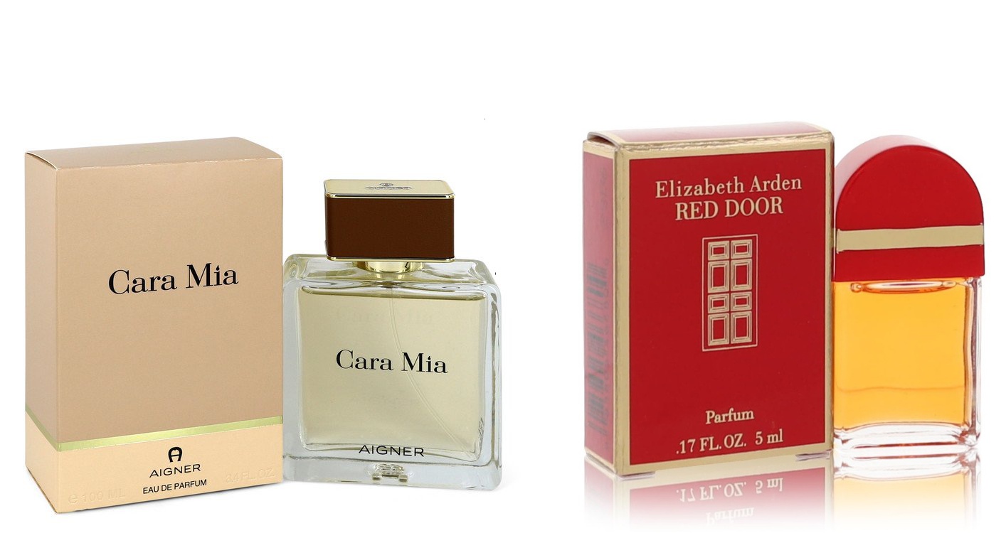 Etienne Aigner Set of Womens Cara Mia by Etienne Aigner EDP Spray 3.4 oz And a  RED DOOR Mini EDP .17 oz