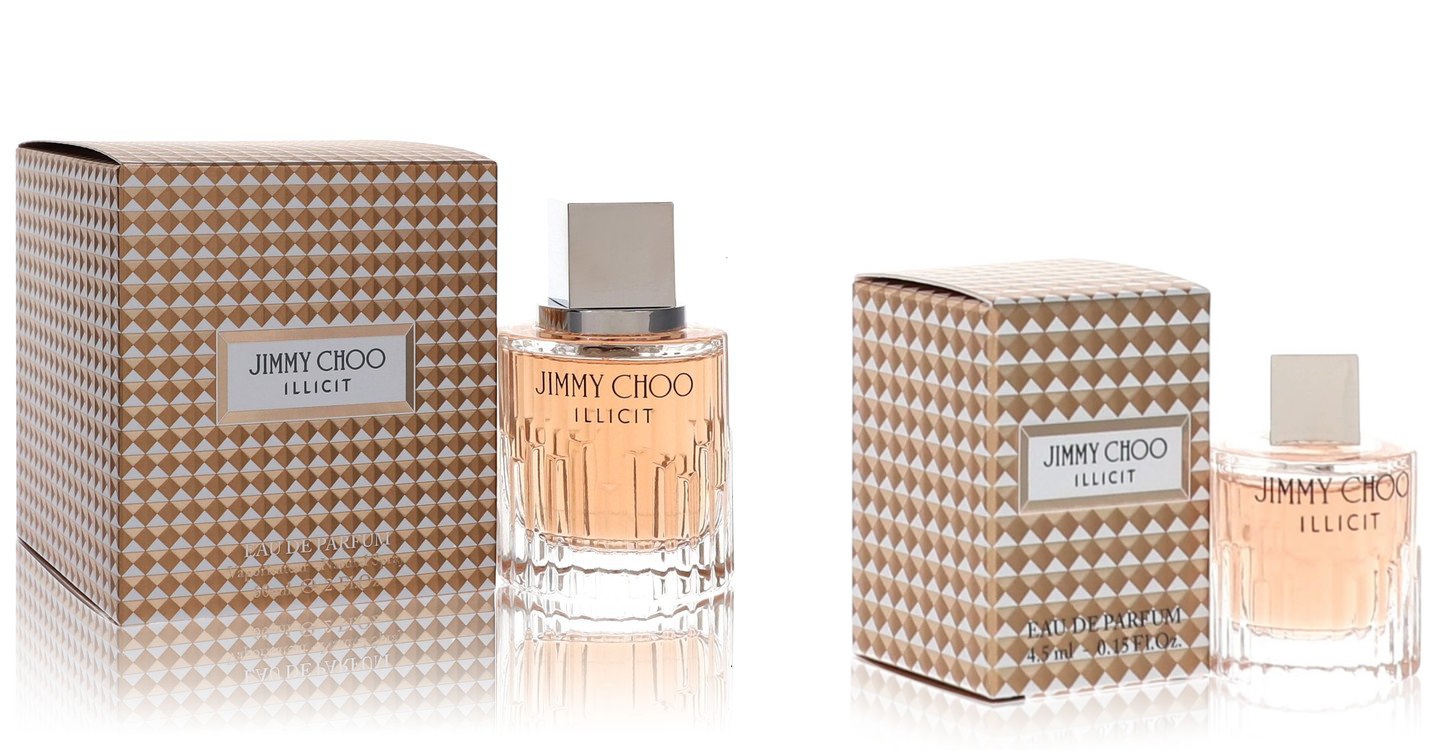 Jimmy Choo Set of Womens Jimmy Choo Illicit by Jimmy Choo EDP Spray 2 oz And a Jimmy Choo Illicit Mini EDP .15 oz