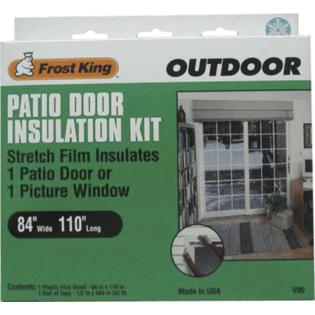 Thermwell V96h Outdoor Patio Door Insulator Kit 84 X 110