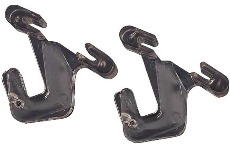 Prosource Gb72733 Ps Ceiling Track Hooks Clear 2 Pack