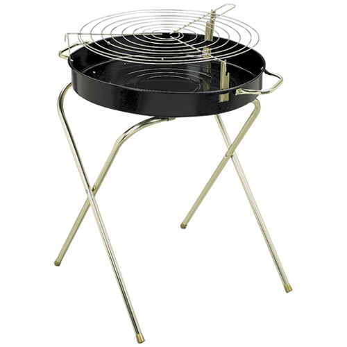 Marsh Allan 717HH Folding Stand-Up Charcoal Grill, 18"D x 22"H