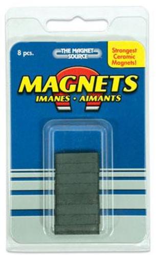 Master Magnetics 07001 Ceramic Block Magnets, 3/16" x 1/4" x 7/8"