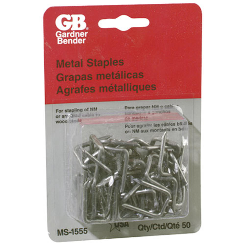 GB&reg; Electrical GB Electrical MS-175 Metal Wire Staple 9/16" x 1-1/4"