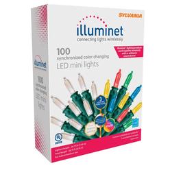 Sylvania V Illuminet Color Changing Mini Light Led Set Green Wire Sylvania V Illuminet Color Changing Mini Light Led Set Green Wire
