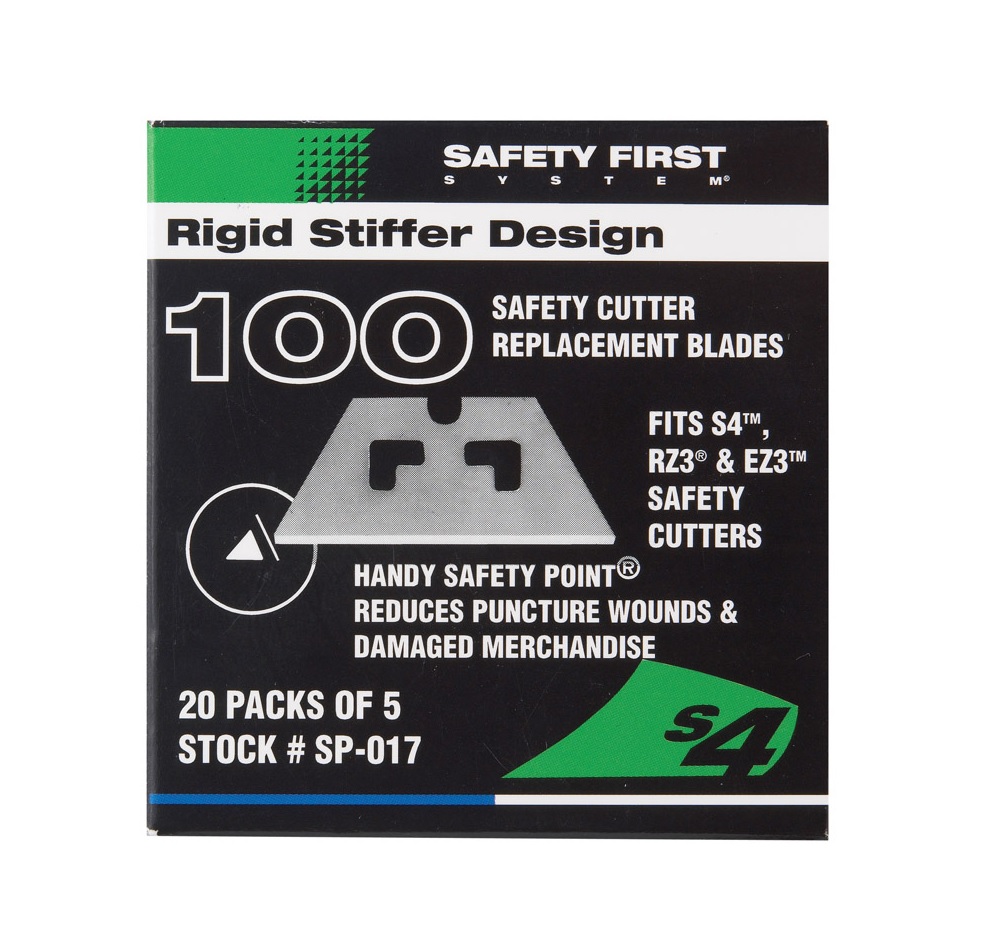 Pacific Handy Cutter SP-017 Safety Point Replacement Blades, BX/100